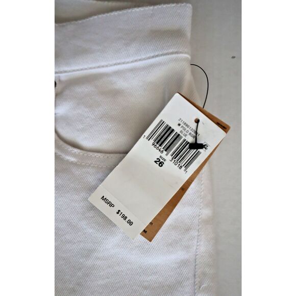 Polo Ralph Lauren Women's Sz 26 White The High Rise Skinny Ankle Jeans - Picture 7 of 12